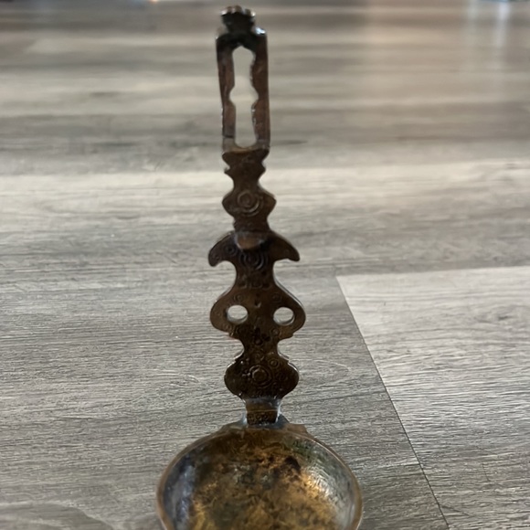 Antique Indian brass, EUC - Picture 4 of 5